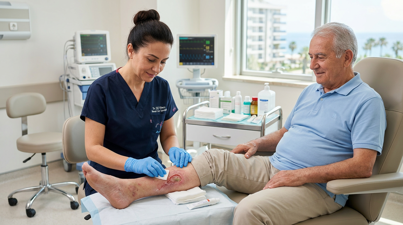 Manavgat Yara Bakım Tedavisi  Mavi Işık Teknolojisi ile Kapanmayan Yaralara Çözüm